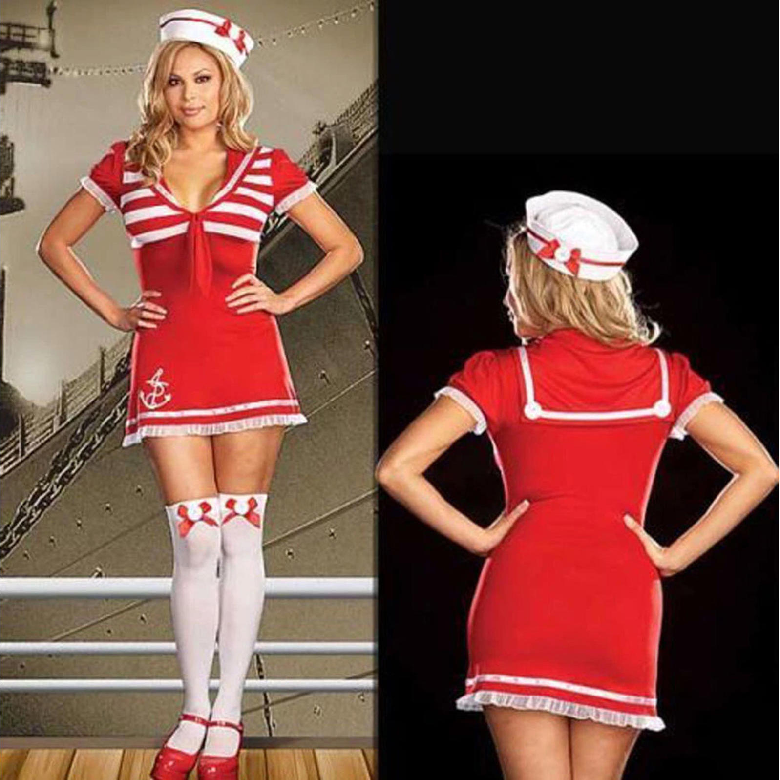 Dreamgirl Y2k Maiden Voyage Sailor Costume New 1x/2x